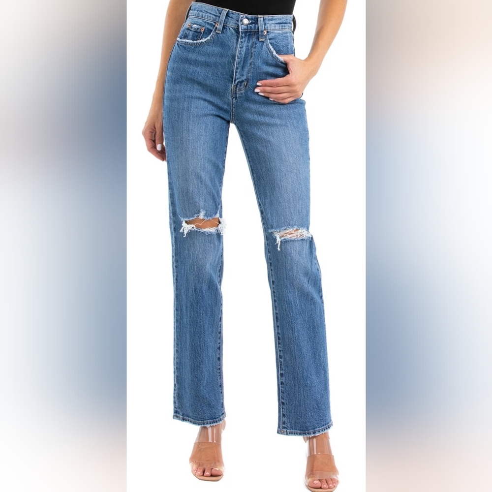 Pistola Cassie High Rise Straight Jeans